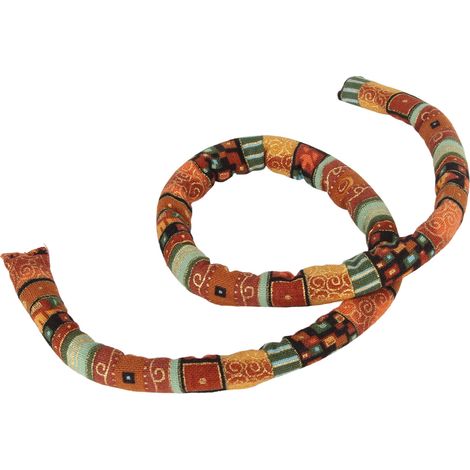 Attache-cheveux réglable en spirale métallique dorée, pour dreadlocks et couettes, style ethnique unisexe (1/5)