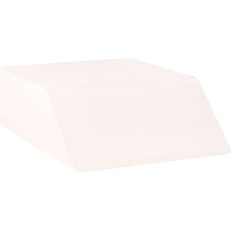 Leg Pillow Plain White 63 x 52 x 19.5 cm PU Foam vidaXL