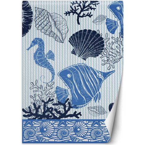 Papier peint Poissons et coquillages 150x210 (1/5)