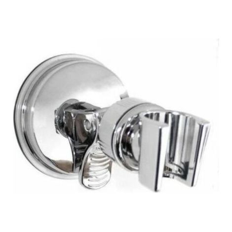 Support de pommeau de douche ventouse - JORMFTTE - 360Dépenser - Blanc - Economie d 'eau - Annelé