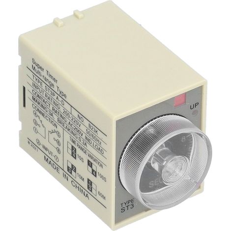 BERM Time Relay Adjustable Power On Timer Delay Accessory Replacement Part ST3PAD(DC24V )