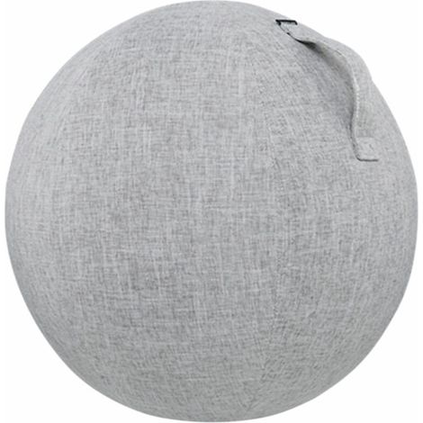 Housse De Protection Pour Balles De Yoga En Coton + Lin 55 Cm, Accessoires De Protection Pour Balles De Sport, Gris (1/5)