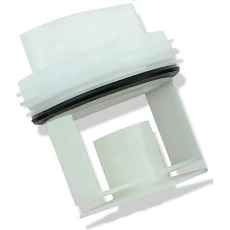 Bouchon de vidange blanc pour lave-linge Siemens, Bosch WM1095/1065 WD7205-AquaForge (1/4)