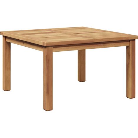 Table basse,Table d'appoint,Table de Salon Marron 60 x 60 x 36 cm Bois de teck solide CFW17615 (1/5)