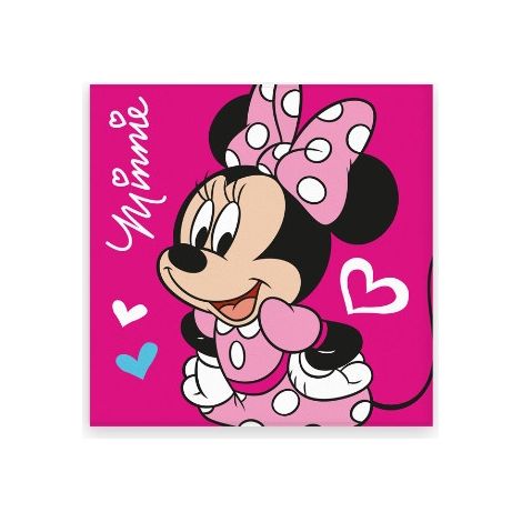 Serviette de toilette Minnie Mouse Disney, gant de toilette, serviette 30x30 cm
