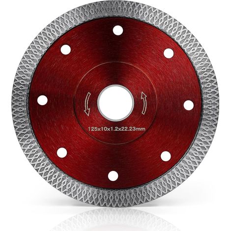 Diamond Grinding Disc, Concrete Grinding Disc 125 mm, Extra Fine Diamond Cutting Disc for Concrete, Stone, Granite, Screed, Masonry (1/5)