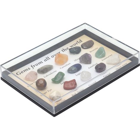 15 sortes de pierres précieuses en cristal, ornements colorés Feng Shui pour la méditation, destinés aux collectionneurs (1/5)