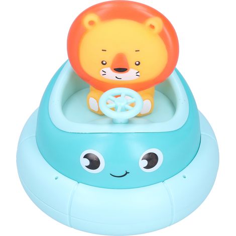 Jouet de bain électrique rotatif avec jet d'eau pour bébés de plus de 18 mois (bleu) (1/5)