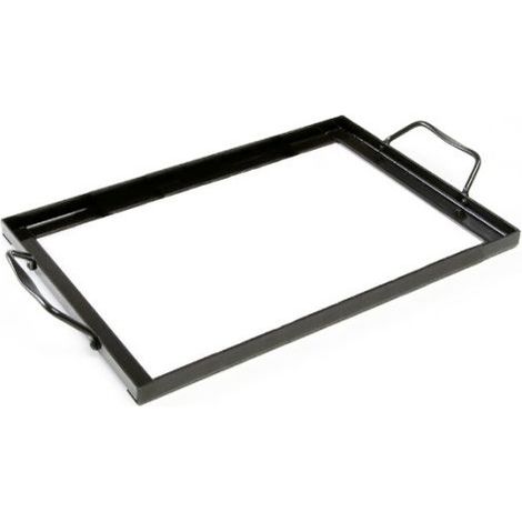 SUPPORTO IN METALLO PER PIASTRA DI SALE 30X24 CON MANICI 37561