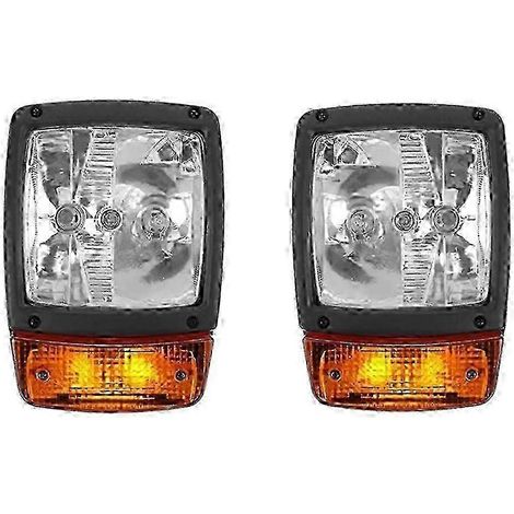 Phare avant LED gauche et droit pour pelle hydraulique, feu de travail et indicateur de direction pour tracteur JCB, clignotant (1/5)