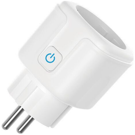 Prise de connexion WiFi, prise intelligente 16A 3300W, compatible avec Alexa Google Home, avec commande vocale et télécommande, prise de minuterie avec fonction minuterie