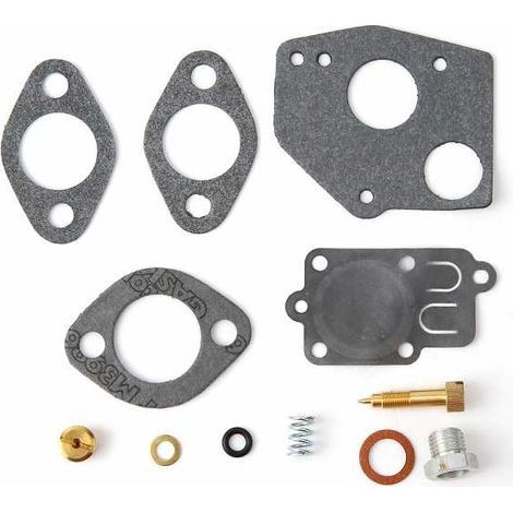 Lot de 2 kits de réparation de carburateur compatible avec moteurs Pulsa-jet, pour tondeuse et petit équipement, joints et membranes inclus, entretien simplifié. (1/2)