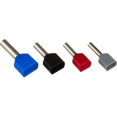 KNIPEX 97 99 908 Scatole assortimento con terminali a bussola preisolati 4 pezzi