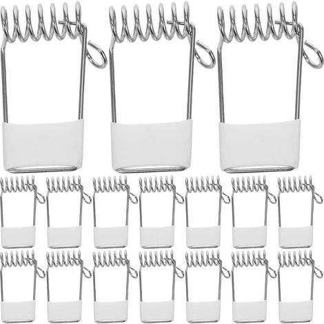 30pièces Clips de Fixation à Ressort pour LED Lampes Tubulaires Support pour Spot Plafonnier Accessoires Suspension Résistants et Légers pour Éclairage LED Chambre Salon Bureau (1/5)