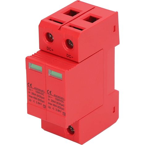 Dispositif de protection contre les surtensions 40 kV à réponse rapide et haute sécurité pour applications photovoltaïques CC 1000 V CC 2P (1/5)
