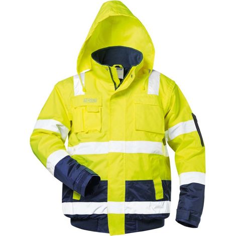 Veste de pilote d'alerte Axel, taille 3XL, jaune/bleu (1/5)