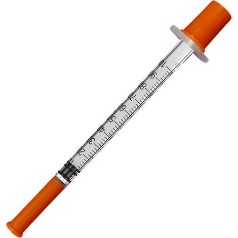 Veterinärmedizinische Einwegspritze, Drucktyp, aus Kunststoff, mit graduierter Spritze. (1/5)