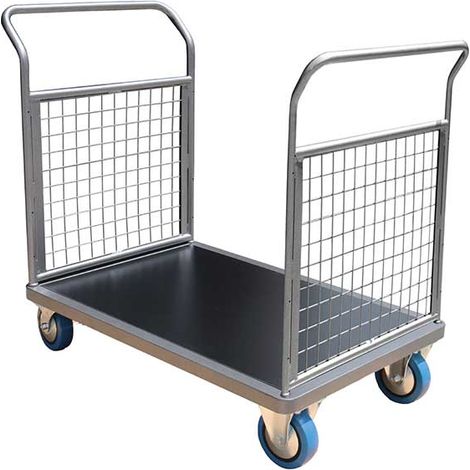 Carrello a griglia su 2 lati - Piano 800x600mm - Carico max 500kg - CHP2T3