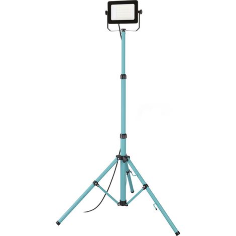 Trépied projecteur LED chantier, lampe de travail ajustable en (1/4)