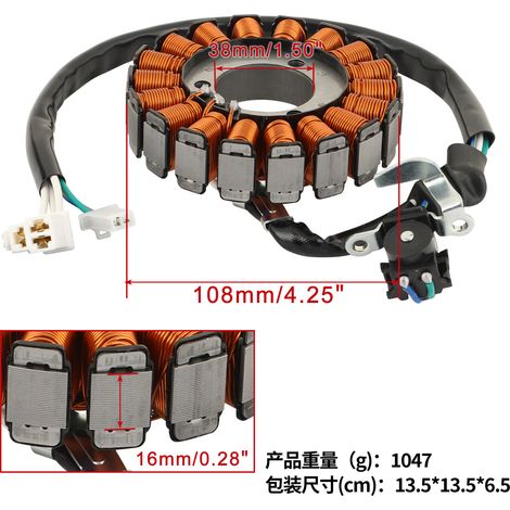 Stator de bobine d'allumage MT-03 YZF R3a R25 19-21 MTN320 YZF R3 BS7-H1410 (1/4)