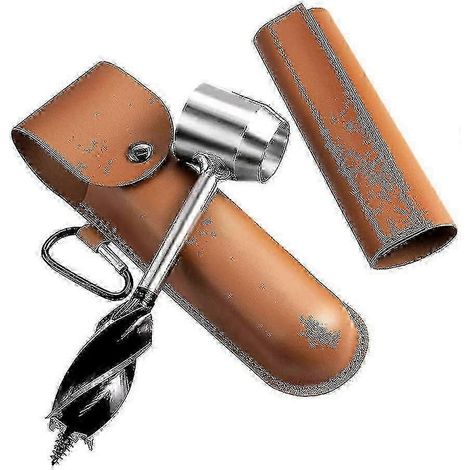 Perceuse manuelle 25-26 pour le travail du bois, perceuse de survie manuelle, outil de bushcraft à tarière manuelle, tarière de camping manuelle f54 (1/3)