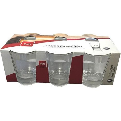 7,5 cls vaso cafe expresso cok - caja 6 unidades ,        , 7,5 cls vaso cafe expresso cok - caja 6 unidades , (1/2)