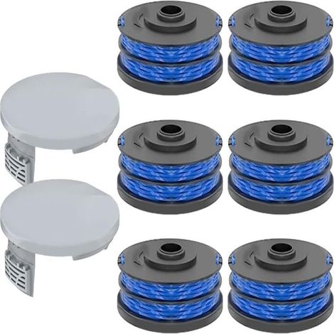 Bobine Fil Nylon - 8.3m Diametre 1.5mm - Pour Debroussailleuse Ryobi Rlt4027 Rlt6130 - Lot De 8 Pieces (1/5)