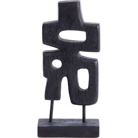 Light & Living Beistelltisch Mizuho aus Holz in Crème – Ø50x47 cm