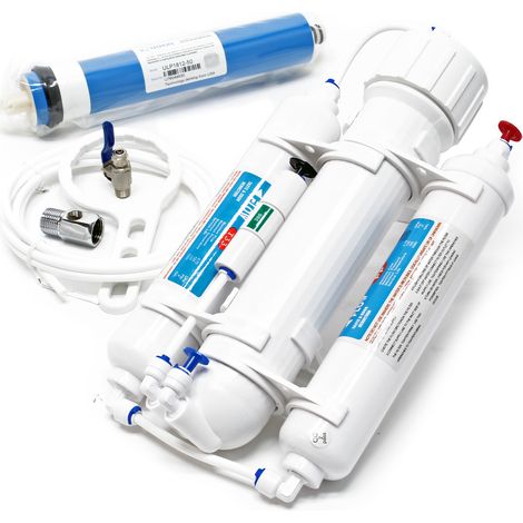Naturewater Impianto a osmosi inversa a 3 stadi (RO) 190l/giorno 50GPD (1/3)