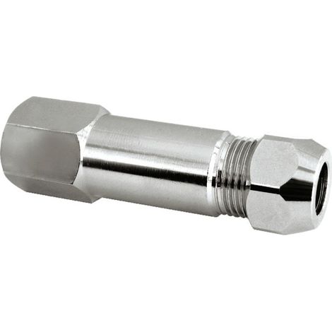 Prolunga in ottone cromato, calotta bassa, per rubinetto - Misura 3/8" x ø10 H.40 mm 0050B340CR (1/2)