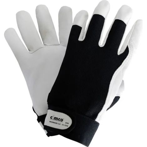 Guantes de protección Cimco worker 2.0 cuero nappa transpirable