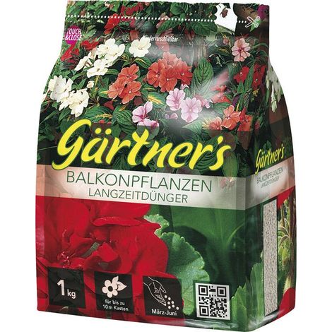 Gärtner`s Balkonpflanzen GÄR 1 Kg Gärtners Langzeitdünger (1/2)