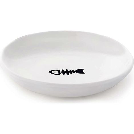 Assiettes en céramique pour chats, gamelles pour aliments humides, bols peu profonds pour chatons et petits animaux - Style 1 (1/5)