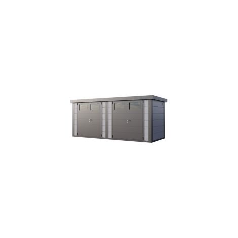 CASETA METALICA JARDIN NOVO HABITAT NH13 DOBLE GRIS (1/5)