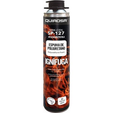 Mousse polyuréthane Quiadsa sp-127 résistante feu adhérence