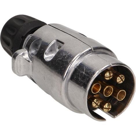 Aluminium-Anhängerstecker 7-polig 12/24V OR-AE-1385 (1/5)