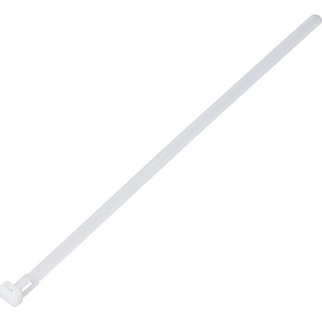 TRU COMPONENTS TC-13340644 TC-RC-250-7.6-N Kabelbinder 250 mm 7.6 mm Natur Lösbar, chemische Beständ (1/5)