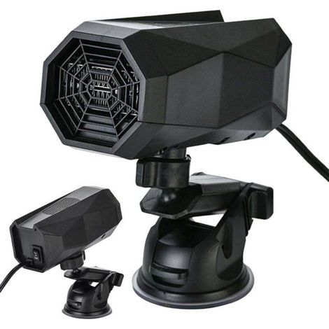 Dégivreur de pare-brise portable - MICH - 12 V - 150 W - Base rotative 360° - Ventouse résistante aux vibrations (1/4)
