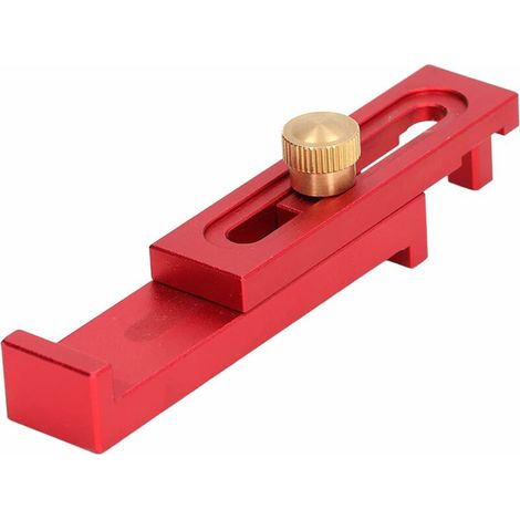 Règle de Mesure de Profondeur, Règle en Dents de Scie Mesureur de Profondeur 5-40 Mm et Mini Jauge D'écarts pour le Travail du Bois, Règle de Ligne de Profondeur en Alliage D'aluminium et(T2)