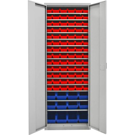 ADB Werkstattschrank Werkzeugschrank Magazinschrank Metallschrank 90 Stapelboxen (1/5)