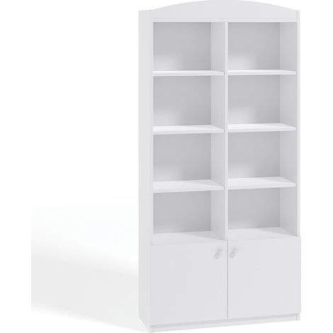 Bibliothèque blanche Drimy 90cm (1/5)