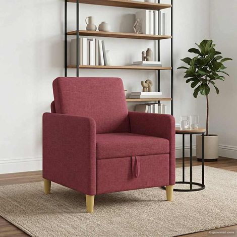 Teenpull – Sofa mit Stauraum Weinrot 72 x 78 x 87 cm Polyester (1/5)
