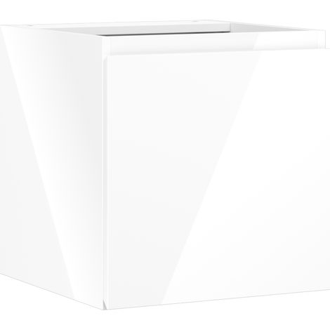 Mexen Orio mobiletto da bagno sottolavabo 45 cm, 1 porta, bianco lucido - 91A11-04547-1-BF00 (1/5)