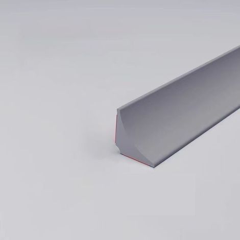 Bande de retenue d'eau en grise pour salle de bain d'angle de sol de chant autocollante de mètres 1,5 x 1,5 cm 2 Silicone (1/5)