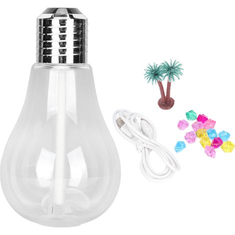 Humidificateur USB Portable Mini pour Bureau Voiture Chambre Bébé Décor Argenté
