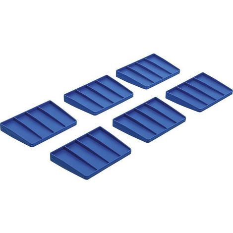Languettes de Séparation pour Caisse Porte-Outils - Lot de 6 -  Résistant - Organisation Optimale - D-Work