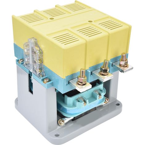 Contacteur Triphasé 220V AC 630A CJ20-630, 4NO 2NC, Contact Argenté, Commande de Circuit Électrique, Usage Industriel (1/5)
