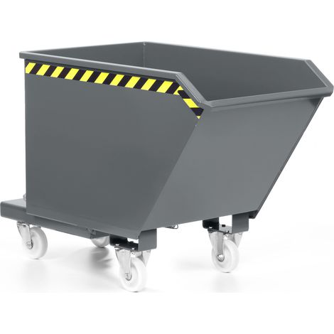 R+R Industrietechnik Universalkipper Typ RUK-75 1240x1520x1240mm 750dm³ RAL 7005 Mausgrau