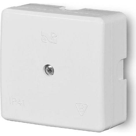 Caja pequeña de montaje en superficie IP41 60×60×30 mm blanca 0236-00 (1/2)