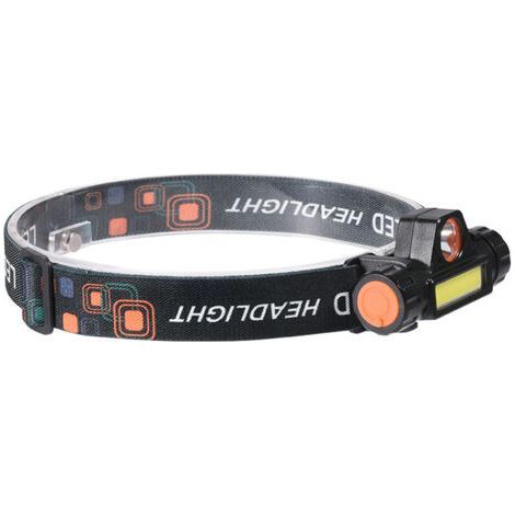 90 Degree Adjustable Headlamp for Camping Hiking Outdoor Work Rechargeable Night Light- (1/4)
